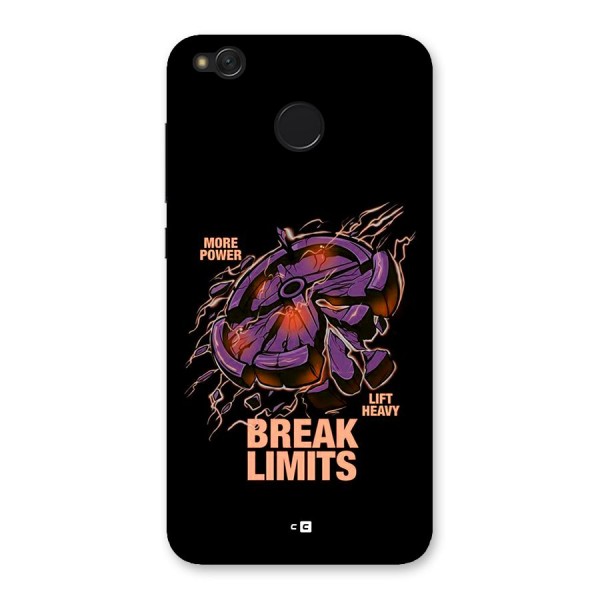 Break Limits Back Case for Redmi 4