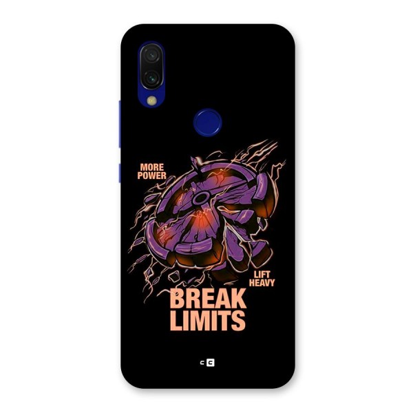 Break Limits Back Case for Redmi 7