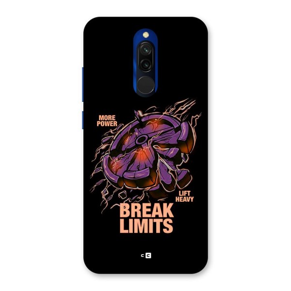 Break Limits Back Case for Redmi 8