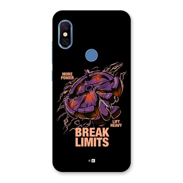 Break Limits Back Case for Redmi Note 6 Pro