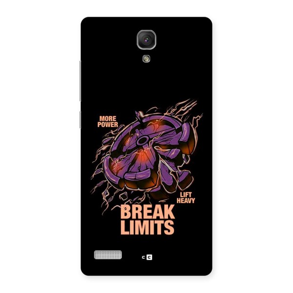 Break Limits Back Case for Redmi Note Prime