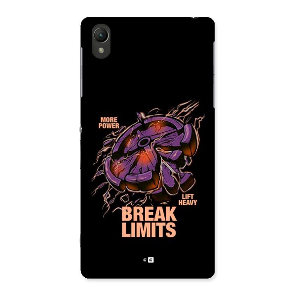 Break Limits Back Case for Xperia Z2