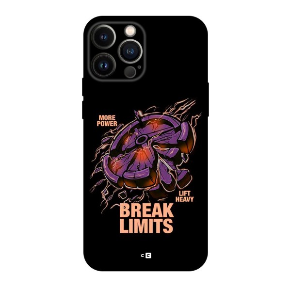 Break Limits Back Case for iPhone 13 Pro Max