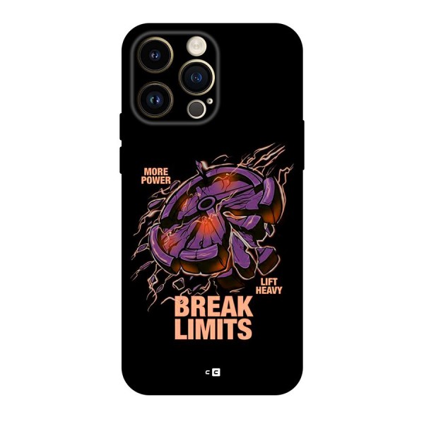 Break Limits Back Case for iPhone 14 Pro Max