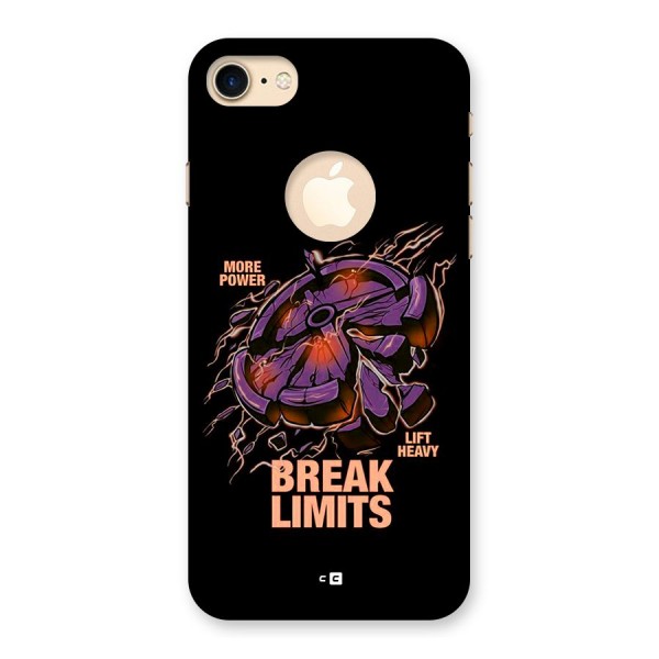 Break Limits Back Case for iPhone 8 Logo Cut