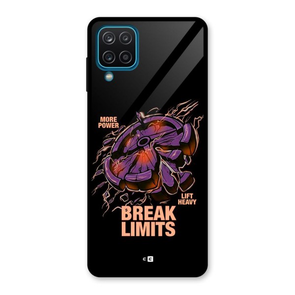 Break Limits Glass Back Case for Galaxy A12