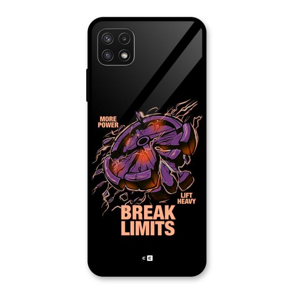 Break Limits Glass Back Case for Galaxy A22 5G