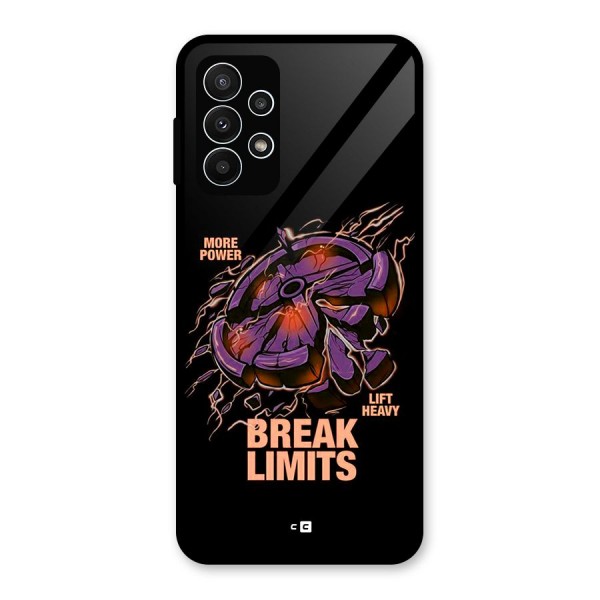 Break Limits Glass Back Case for Galaxy A23