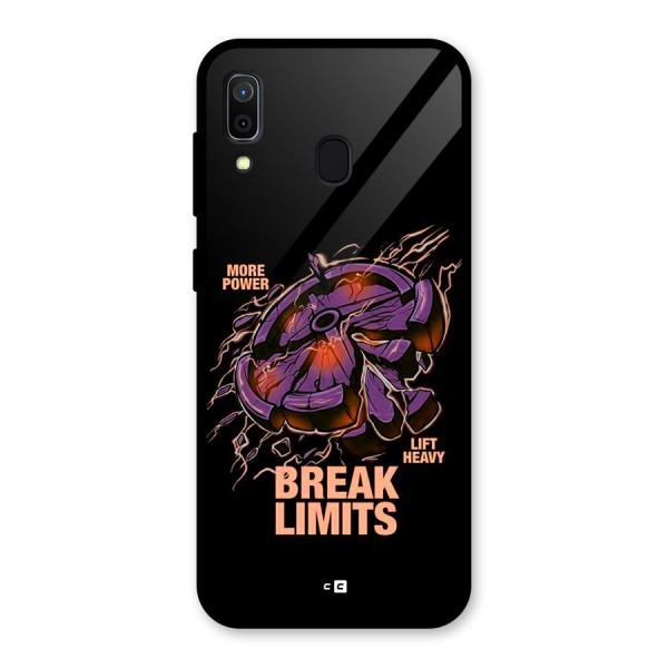 Break Limits Glass Back Case for Galaxy A30