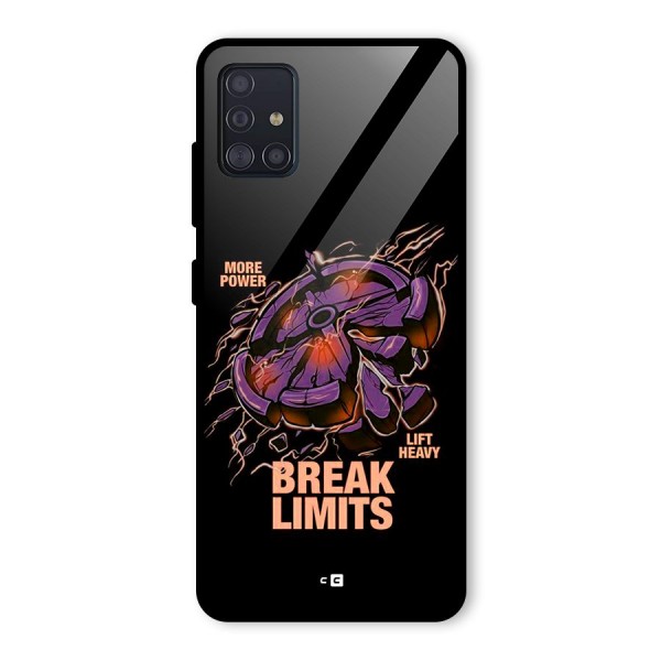 Break Limits Glass Back Case for Galaxy A51