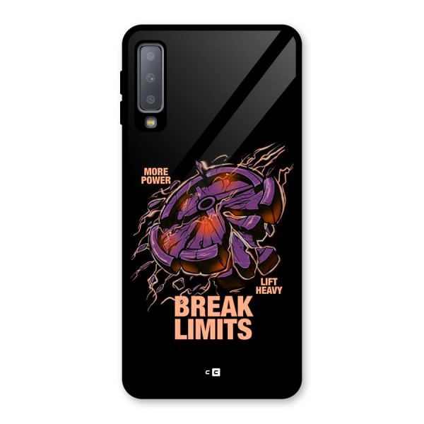 Break Limits Glass Back Case for Galaxy A7 (2018)