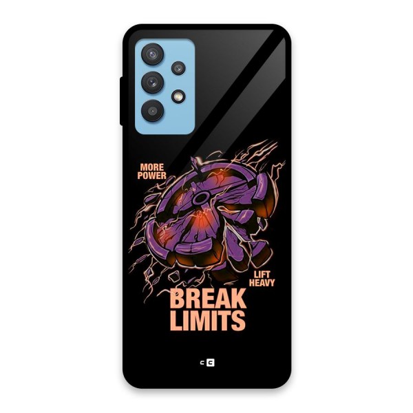 Break Limits Glass Back Case for Galaxy M32 5G