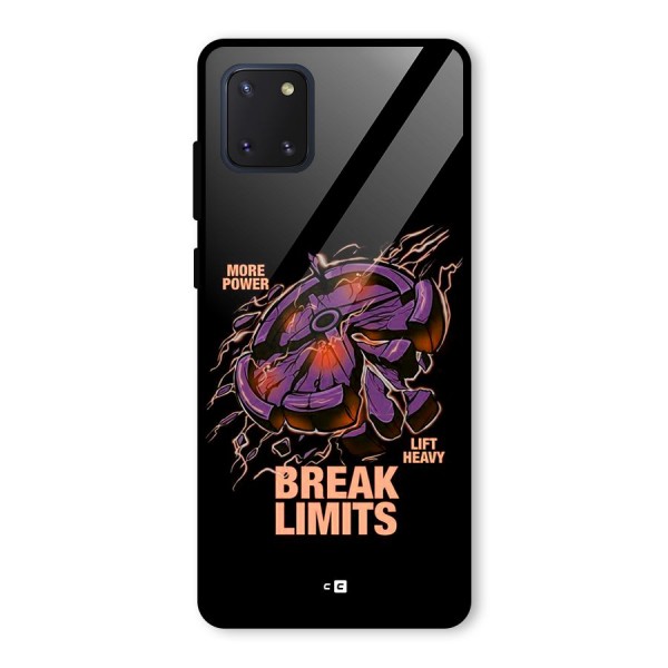 Break Limits Glass Back Case for Galaxy Note 10 Lite