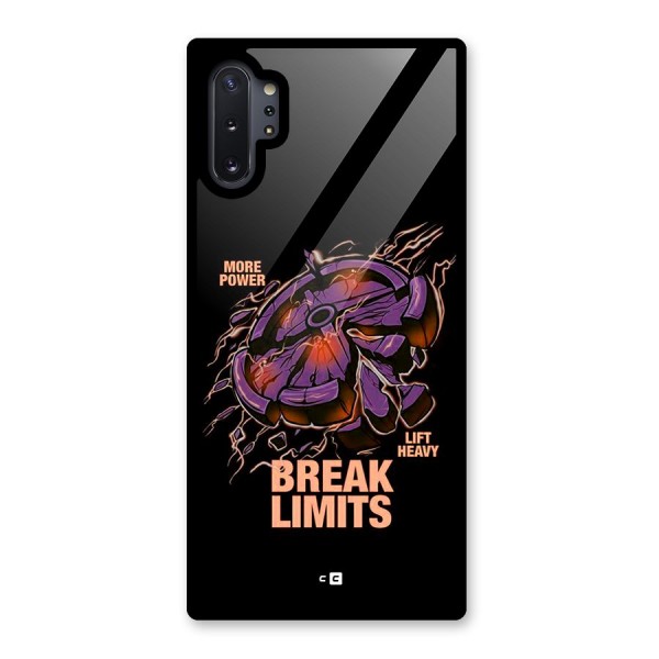 Break Limits Glass Back Case for Galaxy Note 10 Plus