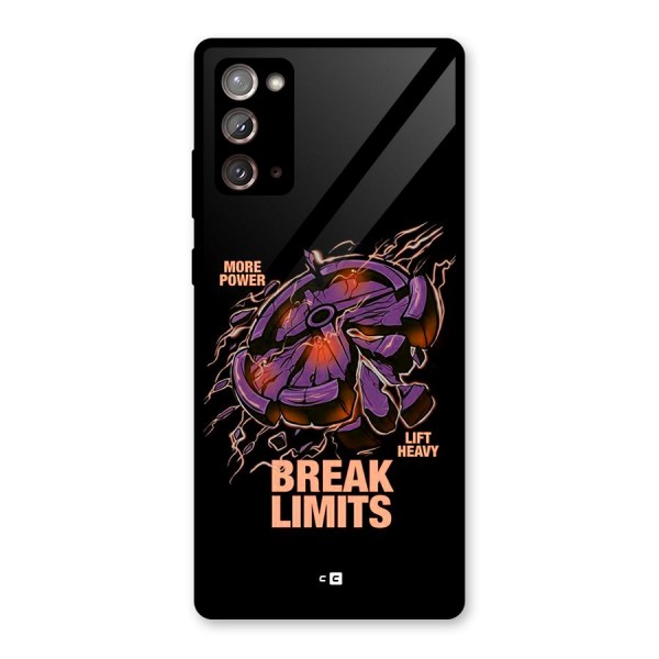 Break Limits Glass Back Case for Galaxy Note 20