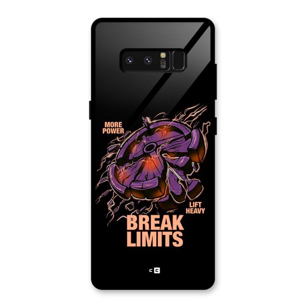 Break Limits Glass Back Case for Galaxy Note 8