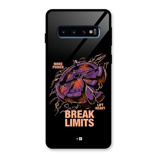 Break Limits Glass Back Case for Galaxy S10