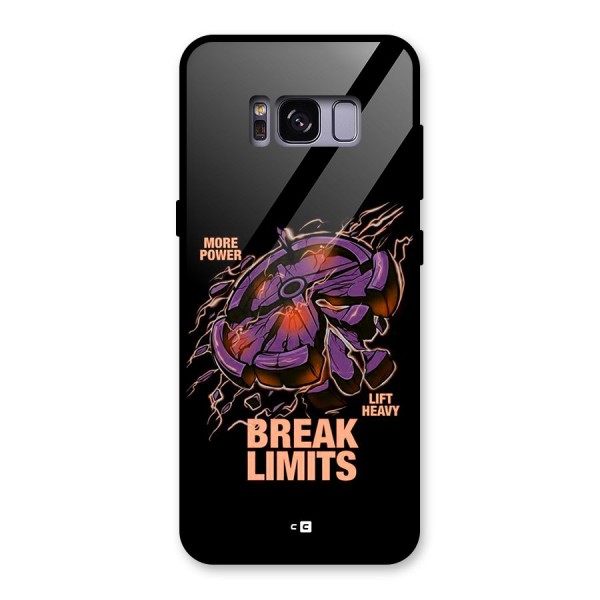 Break Limits Glass Back Case for Galaxy S8