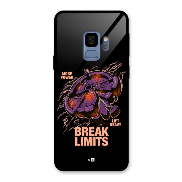 Break Limits Glass Back Case for Galaxy S9