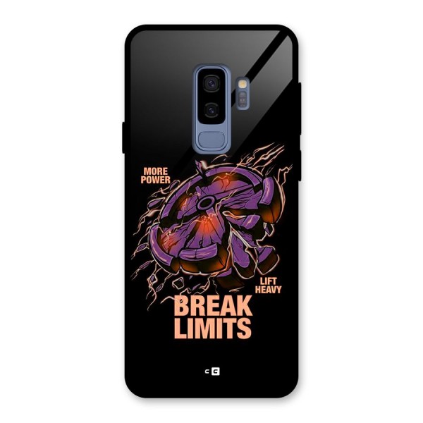 Break Limits Glass Back Case for Galaxy S9 Plus