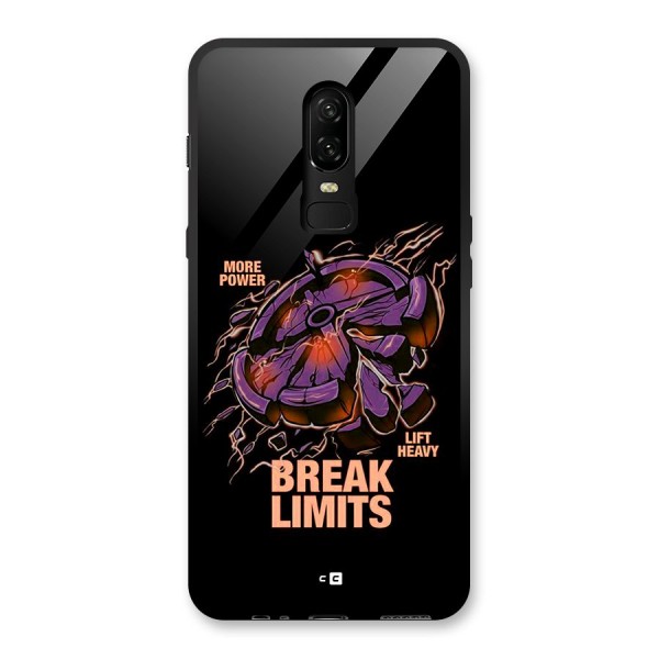 Break Limits Glass Back Case for OnePlus 6