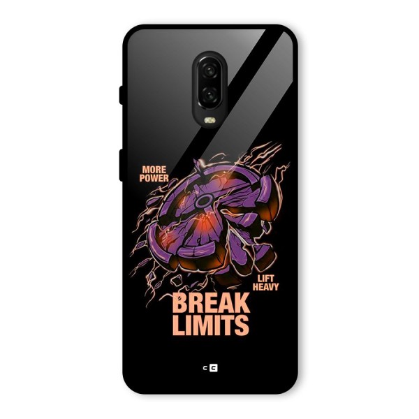 Break Limits Glass Back Case for OnePlus 6T