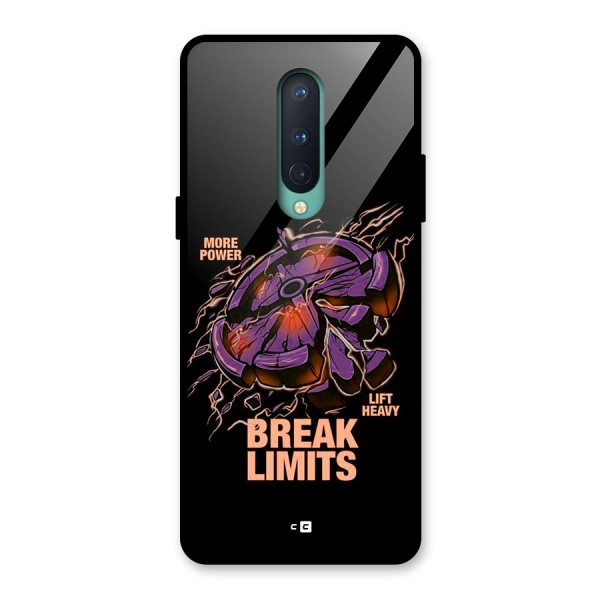 Break Limits Glass Back Case for OnePlus 8