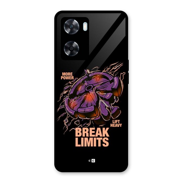 Break Limits Glass Back Case for Oppo A77s