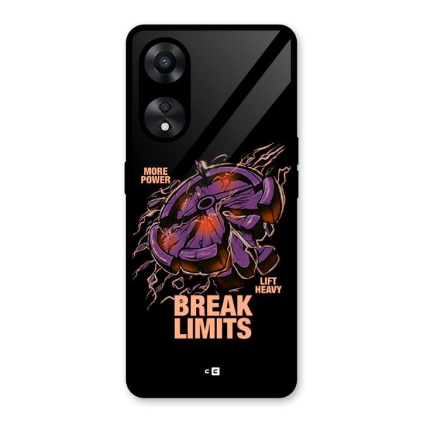 Break Limits Glass Back Case for Oppo A78