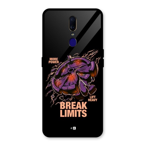 Break Limits Glass Back Case for Oppo F11