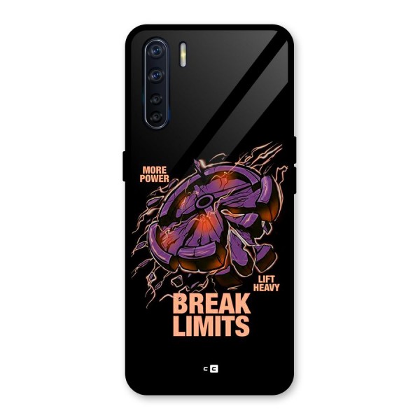 Break Limits Glass Back Case for Oppo F15