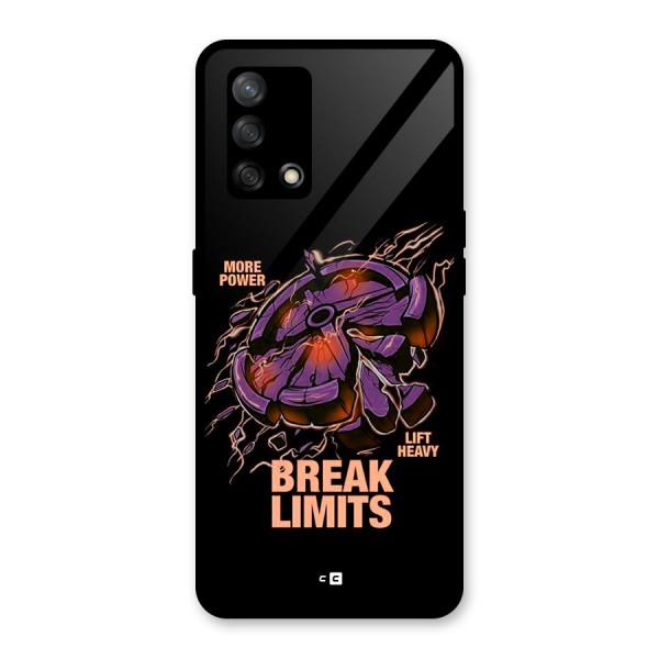 Break Limits Glass Back Case for Oppo F19s