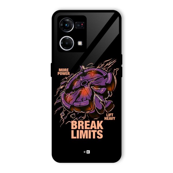 Break Limits Glass Back Case for Oppo F21 Pro 4G