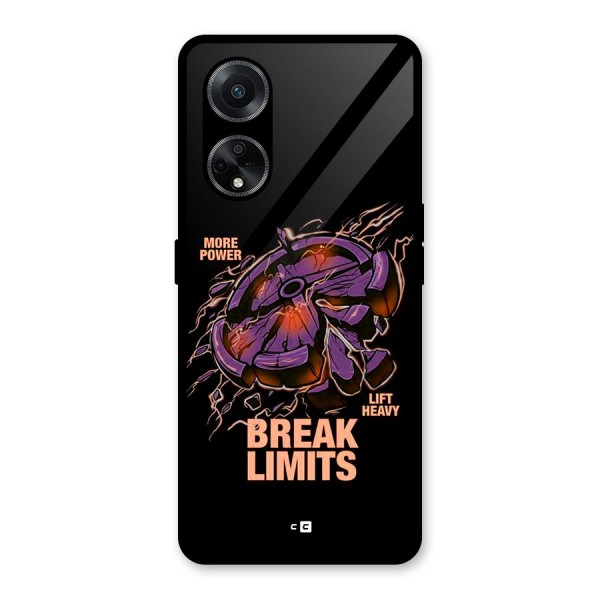 Break Limits Glass Back Case for Oppo F23