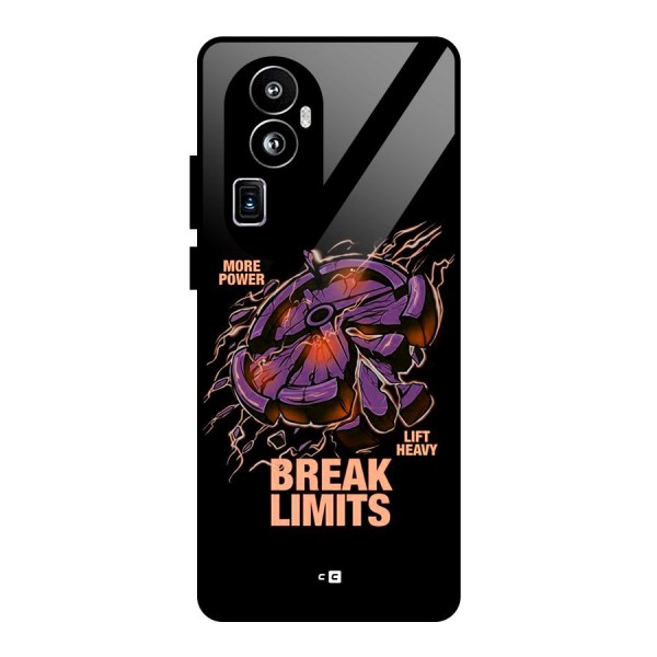 Break Limits Glass Back Case for Oppo Reno10 Pro Plus