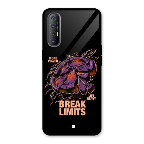 Break Limits Glass Back Case for Oppo Reno3 Pro