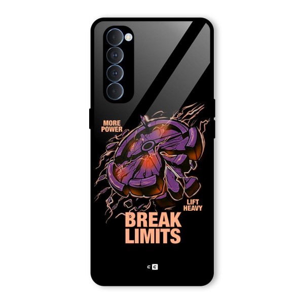 Break Limits Glass Back Case for Oppo Reno4 Pro