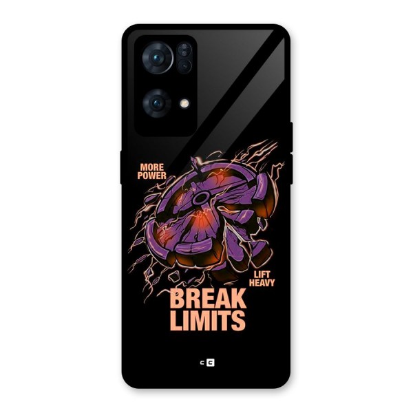 Break Limits Glass Back Case for Oppo Reno7 Pro 5G