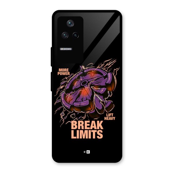 Break Limits Glass Back Case for Poco F4 5G