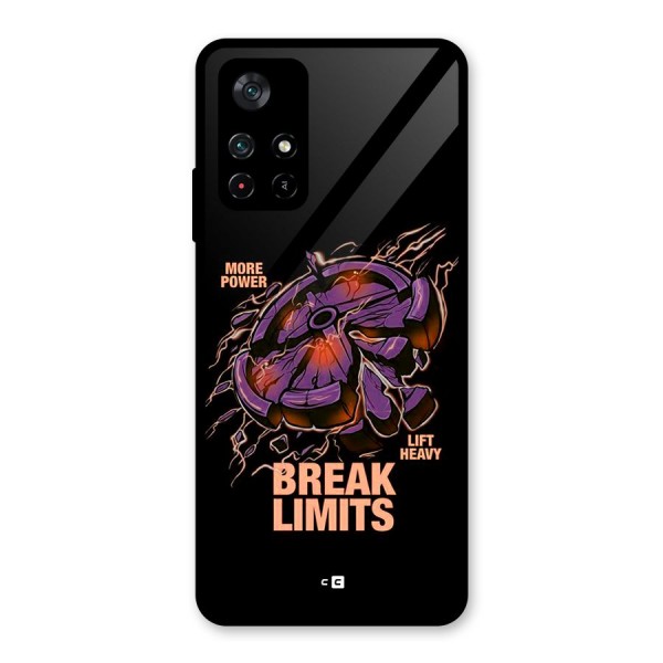 Break Limits Glass Back Case for Poco M4 Pro 5G