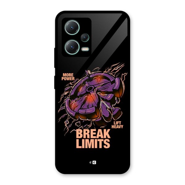 Break Limits Glass Back Case for Poco X5