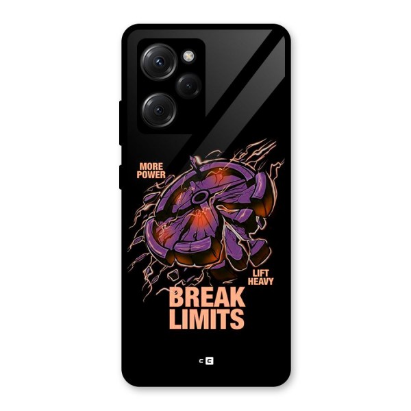 Break Limits Glass Back Case for Poco X5 Pro