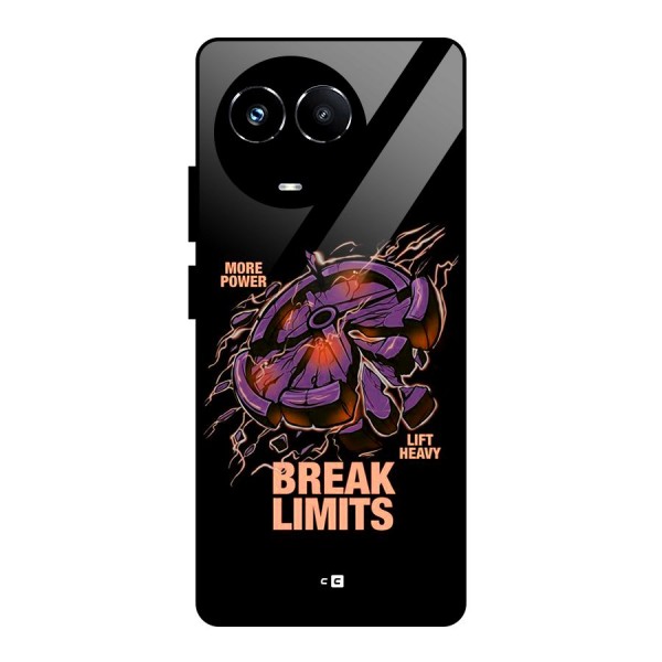 Break Limits Glass Back Case for Realme 11X