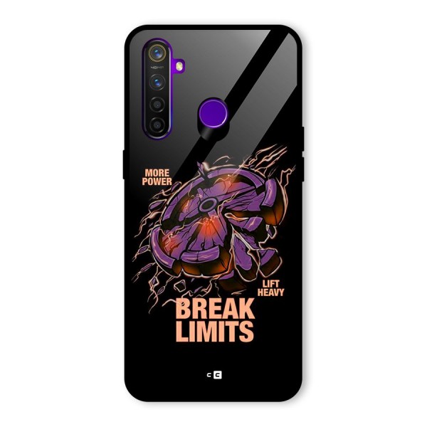 Break Limits Glass Back Case for Realme 5 Pro