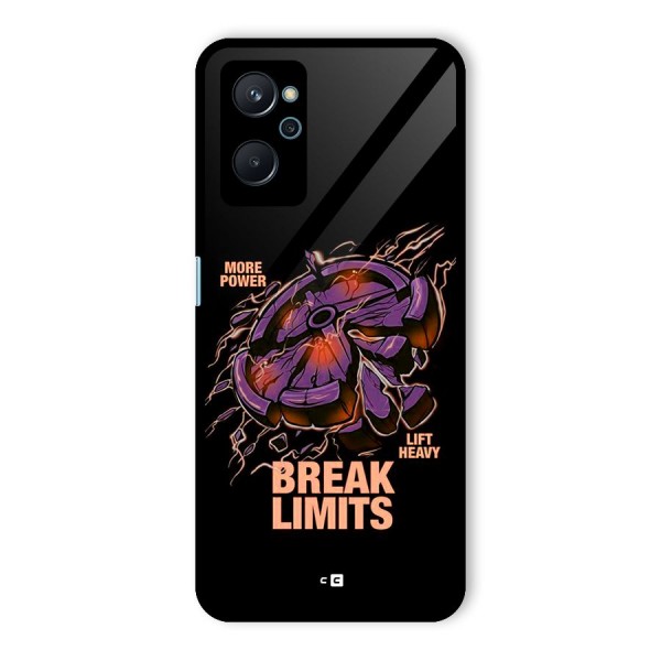 Break Limits Glass Back Case for Realme 9i