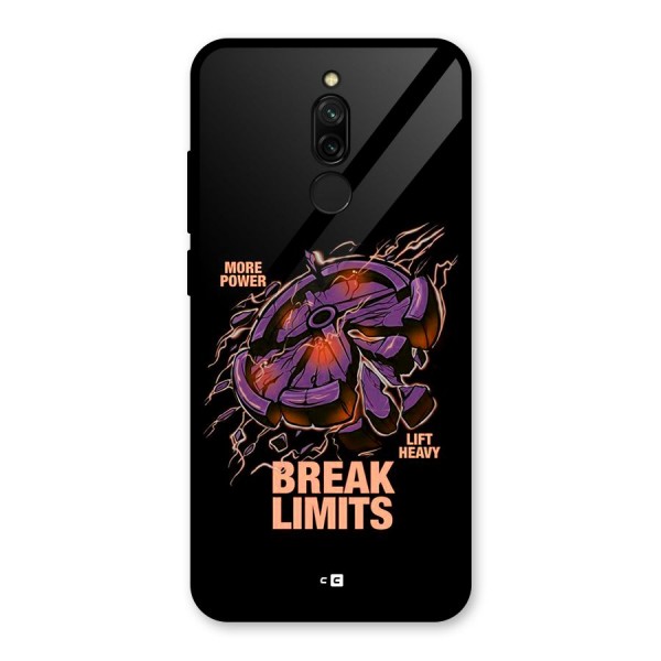 Break Limits Glass Back Case for Redmi 8