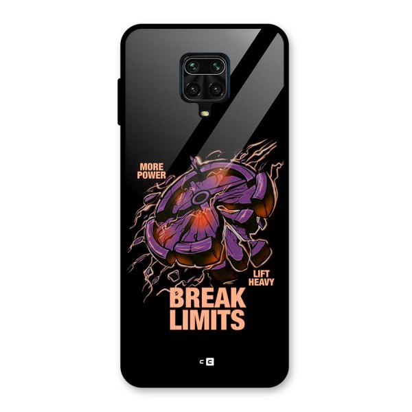 Break Limits Glass Back Case for Redmi Note 10 Lite