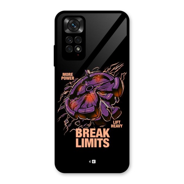 Break Limits Glass Back Case for Redmi Note 11