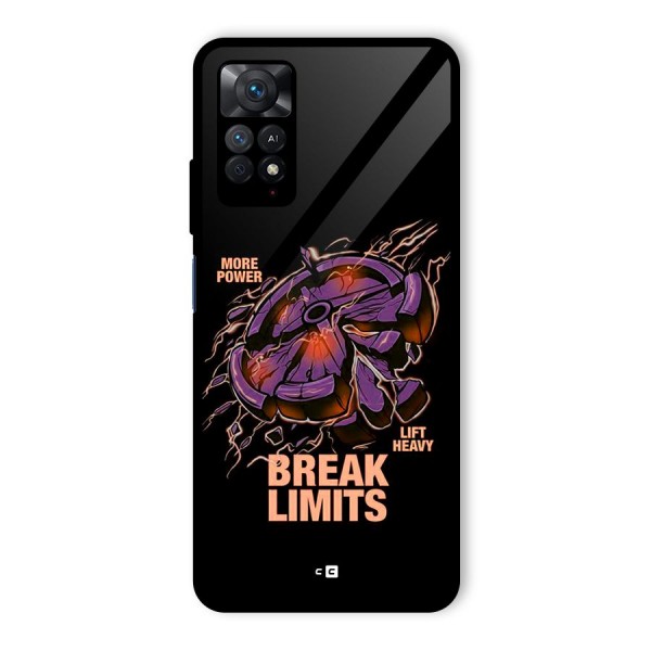 Break Limits Glass Back Case for Redmi Note 11 Pro