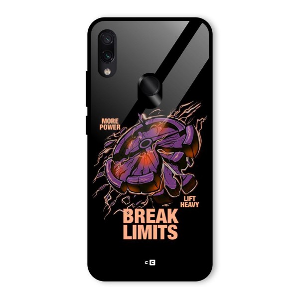 Break Limits Glass Back Case for Redmi Note 7